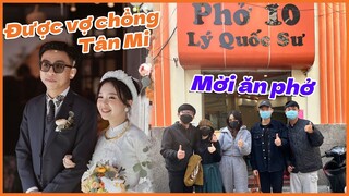 Hà Nội Vlog: Được vợ chồng Tân - Mi mời đi ăn Phở 10 Lý Quốc Sư sau 1 năm xa cách!