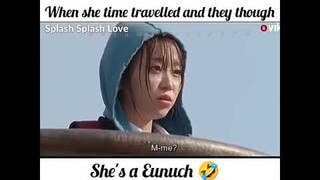 💕When she time travelled.... kdrama #timetravel #kdrama - splash splash love 💕