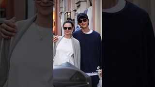 Song Joong Ki and his wife spotted on a date in rome😍 #songjoongki