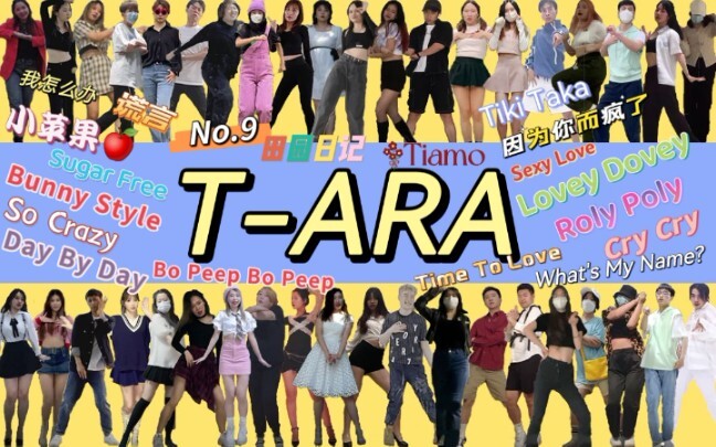 【T-ARA】燃起来了！40名粉丝19首皇冠舞蹈翻跳 | 预祝出道13周年快乐！今昔是何年？二代女团元年！T-ARA GO！