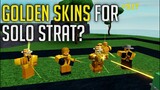 Golden Skins in Solo? | Tower Defense Simulator | ROBLOX