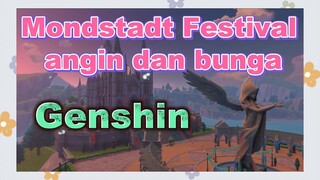 Mondstadt Festival angin dan bunga