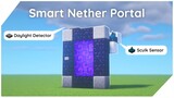 Cara Membuat Smart Nether Portal - Minecraft Tutorial Indonesia (Java/Bedrock)