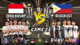 BLACKLIST vs RRQ HOSHI [Game 2] | M3 Playoffs Day 6 | MLBB World Championship 2021 | MLBB