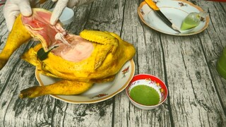 Anh Lee BTR | Cách làm Gà Ủ Muối Hoa Tiêu, thịt đỏ hồng ăn kèm nước chấm tại nhà - boiled chicken