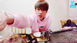 BTS Eat Jin Live  배고프지 않아요 20160226 1730