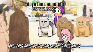 fan animation Spy x family || Dari pada naik odong-odong mending naik orang