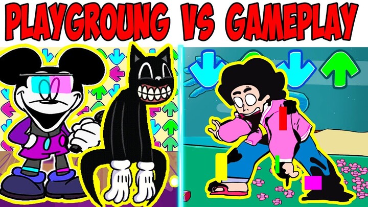 FNF Character Test | Gameplay VS Playground | Mickey Mouse Neo | Cartoon Cat | Corrupted Steven