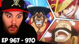 One Piece Episode 967, 968, 969, 970 Reaction - BEST ONE PIECE BACKSTORY