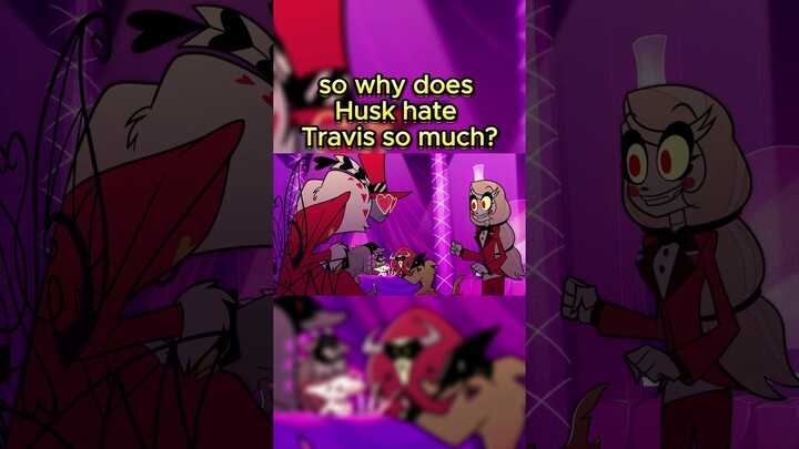 Did you know about Husk's rivalry with Travis in Hazbin Hotel?