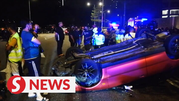 Good Samaritan dies, another seriously injured while helping motorcyclist in Penang car accident
