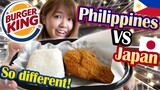 So shocked!! Filipino BURGER KING is so different from Japan 【I was a BURGER KINGS staff in Japan】