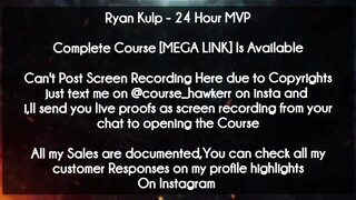 Ryan Kulp course - 24 Hour MVP download
