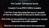 Dan Candell course - Self Hypnosis Secrets download