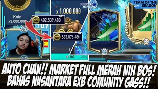 MARKET AUTO NAIK!! DAPET COIN 200JT NIH!! BAHAS NUSANTARA EXB  FIFA MOBILE | FIFA MOBILE INDONESIA