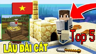 LÂU ĐÀI CÁT!! - Top 5 Cách TRANG TRÍ Cực ĐỘC Mà Bạn Chẳng Cần Cài Mod Vào Minecraft