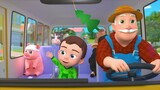 The Wheels on The Bus Song (Animal Version) _ Lalafun Nursery Rhymes & Kids Songs
