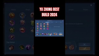 Yu Zhong Best Build 2024 (Part 2) #shorts #mlbb