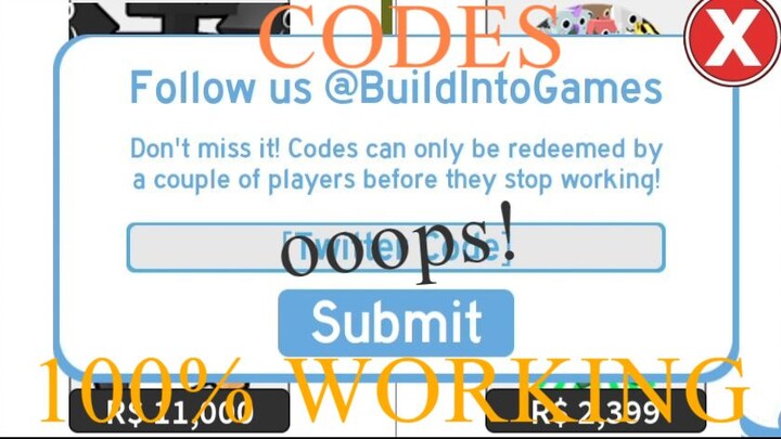 WORKING TWITTER CODES For Pet Simulator 1
