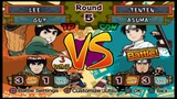 LEE VS TENTEN GAMEPLAY ™ Battle Games Naruto Shippuden Ultimate Ninja 5 PlayStation2