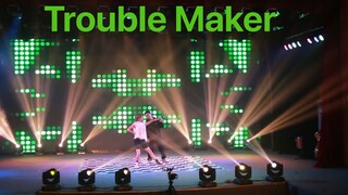 北高校两位男生翻跳Trouble maker