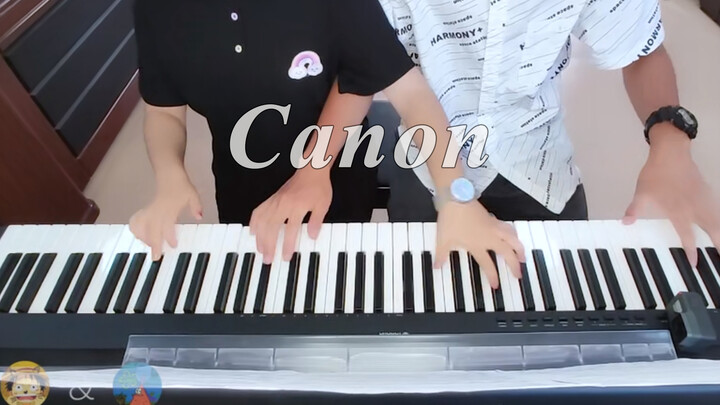 [Music]Piano: Gubahan Indah Kanon Versi Empat Tangan