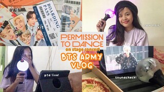 PTD on Stage Live vlog | How I prepare for BTS Permission to Dance on stage concert! BTS ARMY VLOG