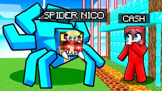 SPIDER NICO vs Most Secure House (Minecraft)