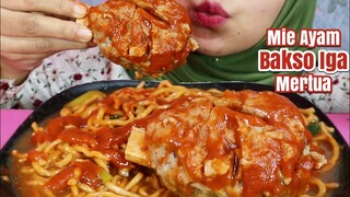 ASMR MIE AYAM BAKSO IGA MERTUA | ULUL ASMR MUKBANG INDONESIA