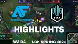 Highlight AF vs DK All Game LCK Mùa Xuân 2021 | LCK Spring 2021 | Afreeca Freecs vs Damwon KIA
