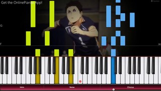 Haikyuu!! To the Top OP - Phoenix - Piano Tutorial / Piano Cover