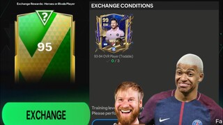 95 exchange fc mobile funny pack opening #fifamobile