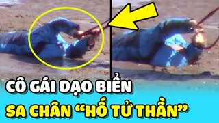 💥Cô gái sa chân vào "HỐ TỬ THẦN" khi đang đi DẠO BIỂN | TIN GIẢI TRÍ