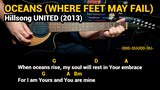Oceans (Where Feet May Fail) - Hillsong UNITED (2013) Easy Guitar Chords Tutorial with Lyrics