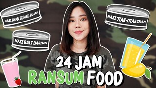 24 JAM MAKAN MAKANAN RANSUM POLRI!! KOK GINI SIH ...