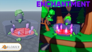 Building an ENCHANTMENT Temple! (Blender & Roblox Studio)