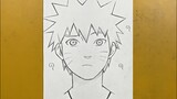 Easy anime drawing | how to draw Naruto uzumaki step-by-step