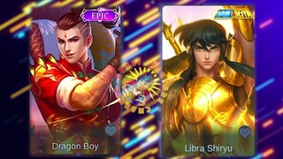 Chuo Libra Shiryu VS Dragon Boy Skin | MLBB Comparison