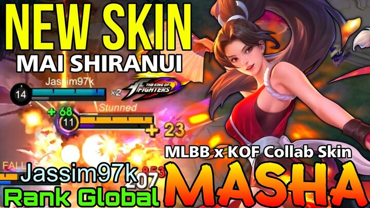 Mai Shiranui Masha New KOF x MLBB Collab Skin - Top Global Masha by Jassim97k - Mobile Legends