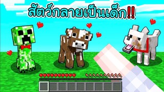 เมื่อ!! ผมได้รับคำสั่งให้ไปจัดการทำให้สัตว์ใน "สวนสัตว์" กลายเป็นตัวเล็ก... 🐰 (Minecraft)