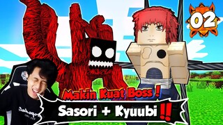 Dua Kekuatan Bisa di Gabung!!🔥 Kyuubi Ngamuk Gabung Sama Sasori!! Minecraft Naruto Storm 𝐄𝐏.02