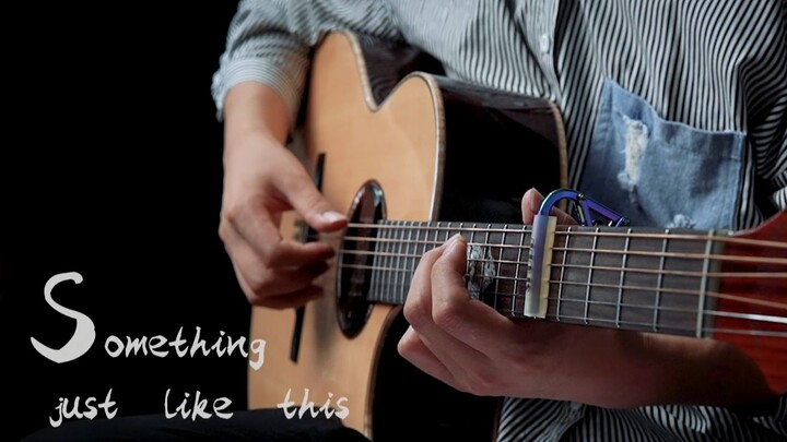 Super nice "Something just like this" guitar cover (remixed version by Jin Yongsuo)