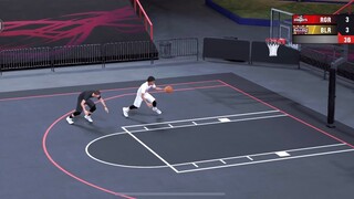 NBA 2K23 mobile blacktop 1v1 Stephen Curry vs Ja Morant