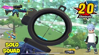The enemy can't defeat me with M416 NO RECOILD | SOLO VS SQUAD | SOUTH SAUSAGE MAN
