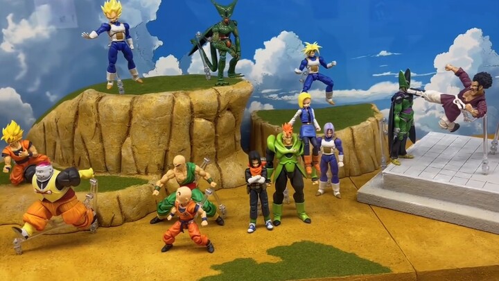 Bandai commemorates Akira Toriyama with the most complete Dragon Ball shf display!! Huge scene!!