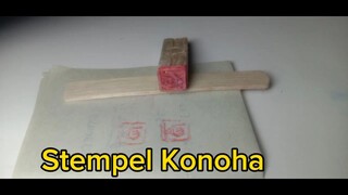 membuat stempel konoha