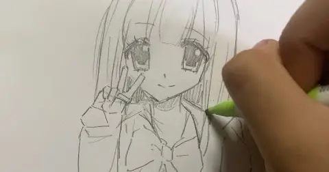 How to draw: Anime School Girl | easy drawing tutorial | drawing ...