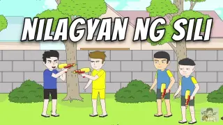 Nilagyan ng Sili ang water Gun | Pinoy Animation