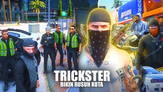 TRICKSTER OG KEI DAN ANGGOTANYA MENGGEMPARKAN SATU KOTA - GTA 5 ROLEPLAY