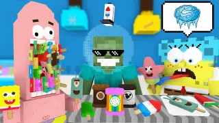Monster School: WORK AT SPONGEBOB'S POPSICLES PLACE! 🧊 - Minecraft Animation